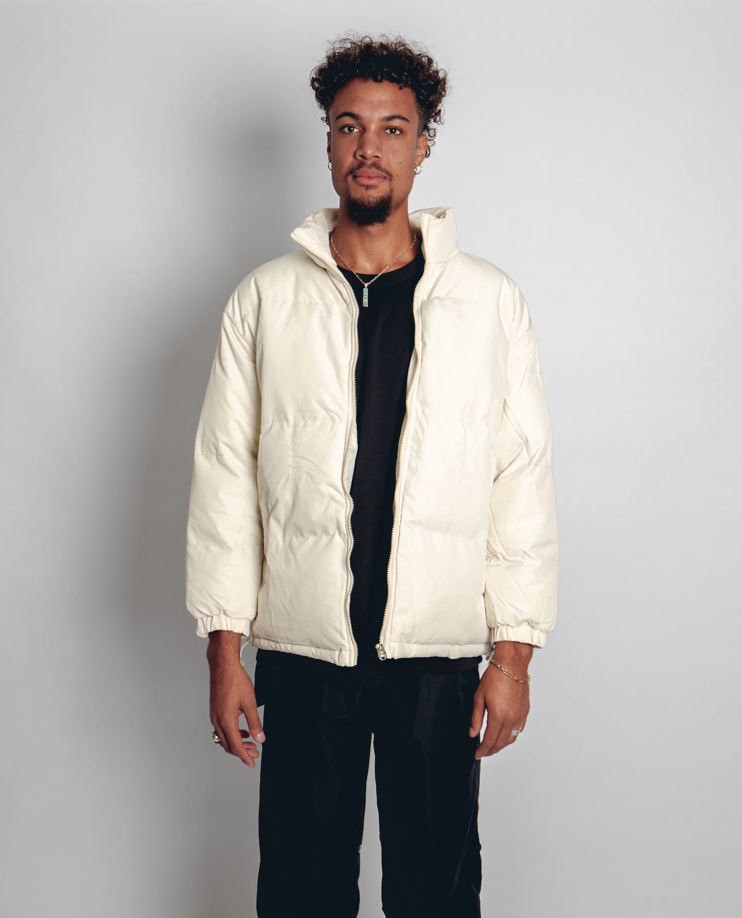 Core Puffer Jacket - Cream