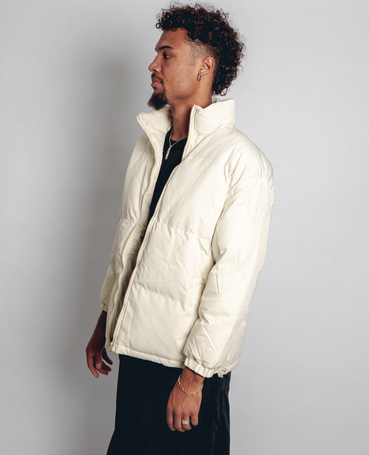 Core Puffer Jacket - Cream