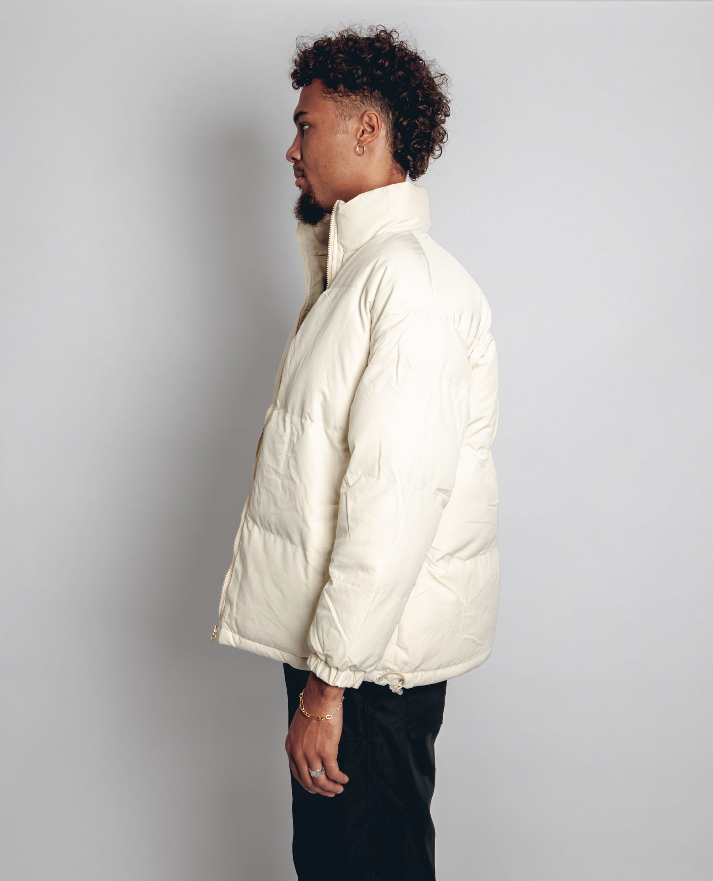 Core Puffer Jacket - Cream