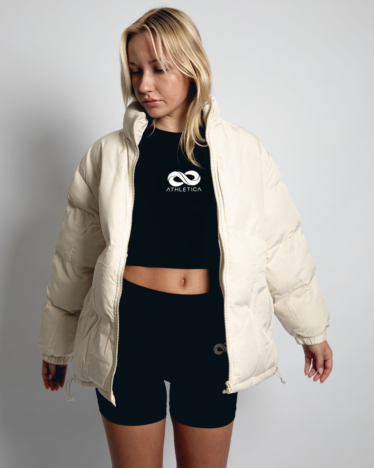 Core Puffer Jacket - Cream